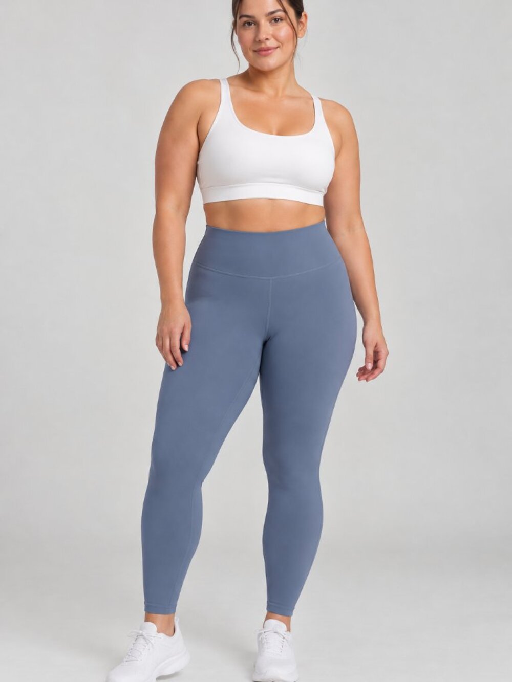 #370 Lululemon Wunder Train No Line HR Tight 28” Steel Blue Size 14 NWT
